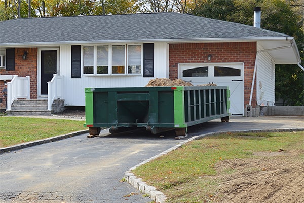 there may be additional fees for residential dumpsters delivery, but pick-up is typically included in the rental cost